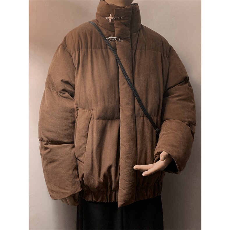 秋冬棉衣加厚夹克加绒外套厚棉袄飞机扣小众1016-1W104P128K158,男装夹克,星座1016-1（原电商B408-1）