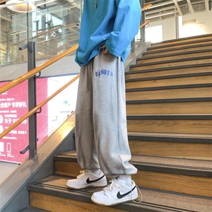 2024春新款 个性撞色扎染宽松抽绳束脚休闲运动裤 KZ10-P55控79图片