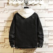 牛仔外套男韩版潮流修身弹力春秋休闲修身男士夹克牛仔衣8196-P85，男装夹克，电商A318