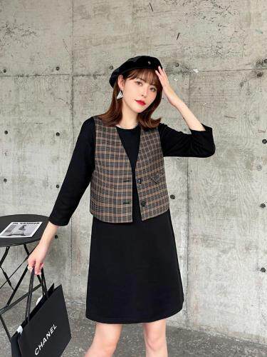 马甲连衣裙，女装马夹，魅依秀色