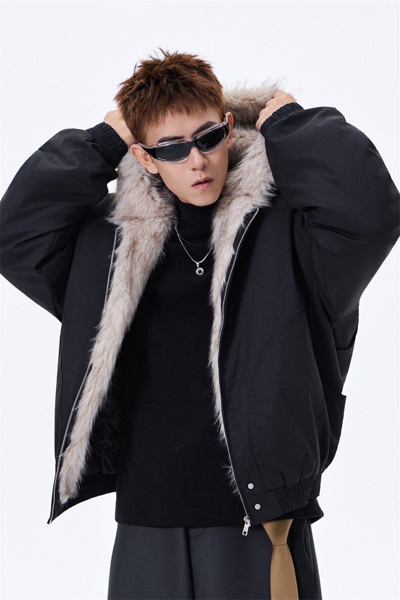 新款加厚长毛座山雕棉衣外套MY868-P87,男装棉衣,星座210-1