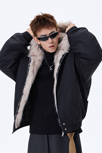 新款 加厚长毛座山雕棉衣外套 MY868-P87图片
