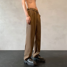 西裤男春夏季垂感高级感西装裤子痞帅潮牌宽松XZ211-1-K2326-P55，男装西服套装，星座211-1