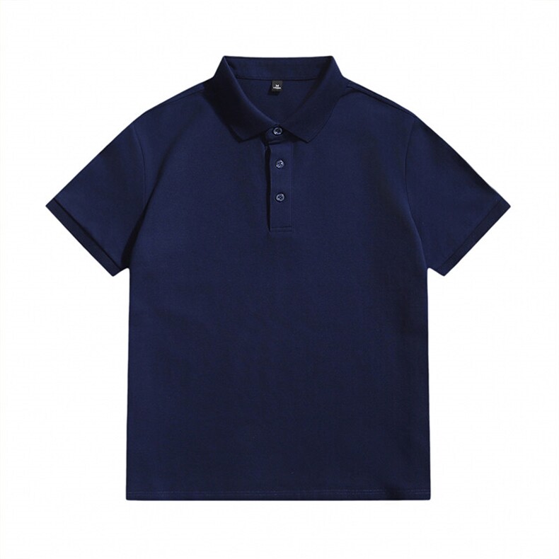 主推常年款得物白底图纯色光版翻领短袖polo衫男t恤T0257-特P40，男装T恤，电商D342-2