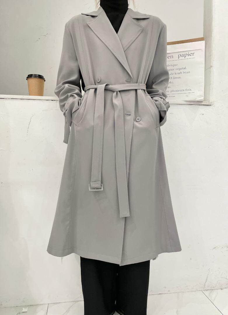 秋季新款长款风衣，女装风衣，歆座 XINZUO