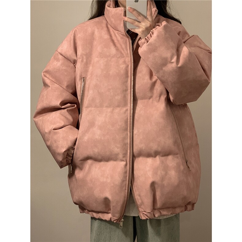 中性PU皮复古做旧双侧金属拉链夹克式加棉棉衣男MY77092P130控198，男装夹克，星座227-7