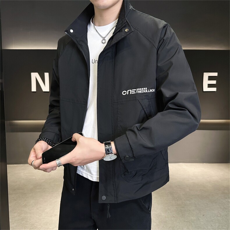 2026新款春季夹克外套男士立领衣服潮流新品男装上衣，男装夹克，电商A225