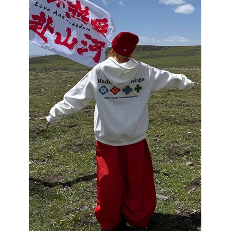 连帽卫衣毛巾绣后包领字母刺绣印花休闲上衣W3015,男装卫衣,星座1116A（原606A-3）