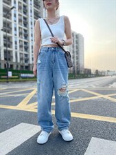 牛仔裤，女装牛仔裤，跳跳谷