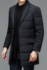 西装领羽绒服男商务休闲保暖宽松鸭绒防寒保暖外套HP688091-P265，男装羽绒服，星座1105-3