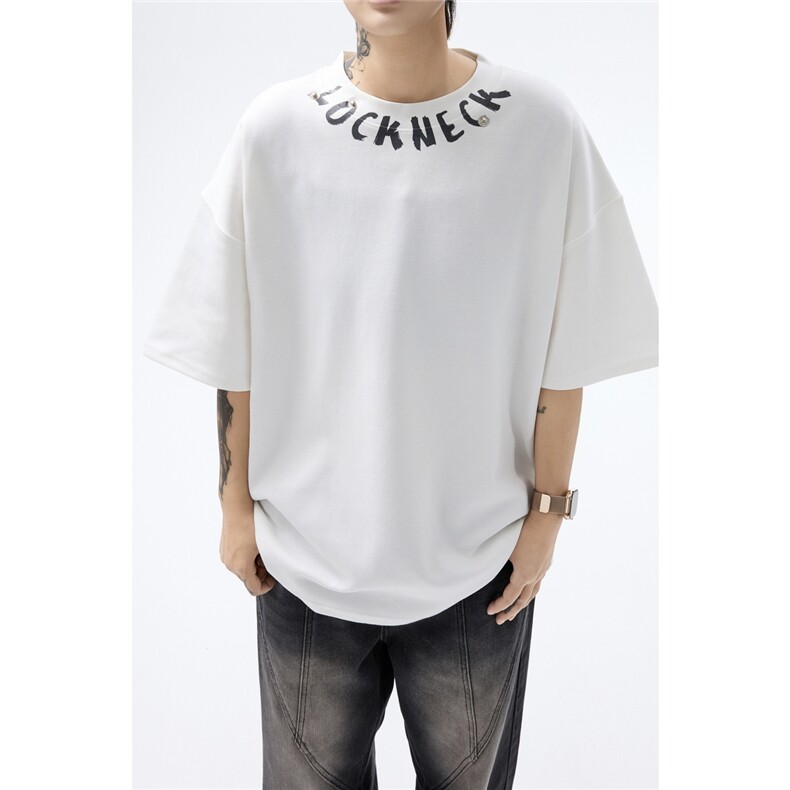 纯棉T恤设计感短袖原创小众运动T恤美式日系T1016-1T335P32K59，女装T恤，星座1016-1（原电商B408-1）