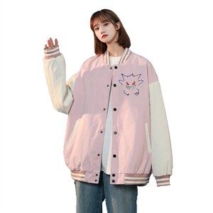 中性风春秋季情侣棒球服男女休闲夹克女时尚外套男BQF291-P50,男装夹克,电商B371