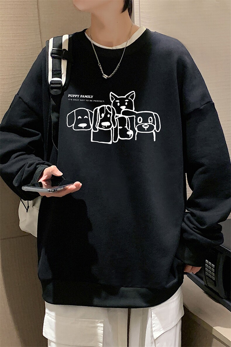 8XL圆领卫衣男超大码胖子肥佬大号长袖t恤S6404-P28,男装卫衣,电商A040