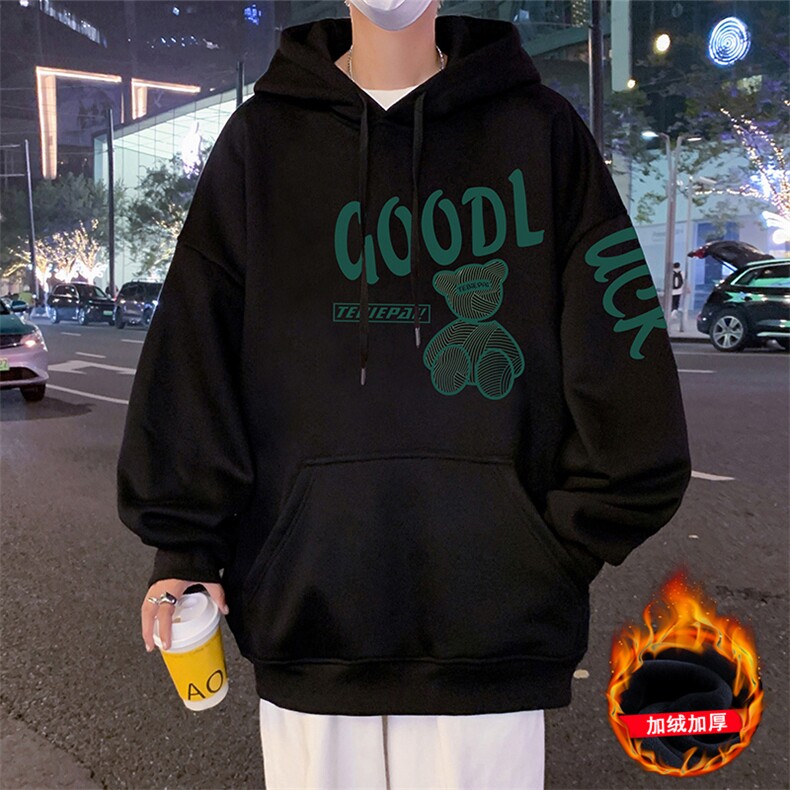 CM018P60加绒65新品重磅纯棉连帽卫衣秋冬外套印花帽衫秋冬外套,男装卫衣,星座304A-1