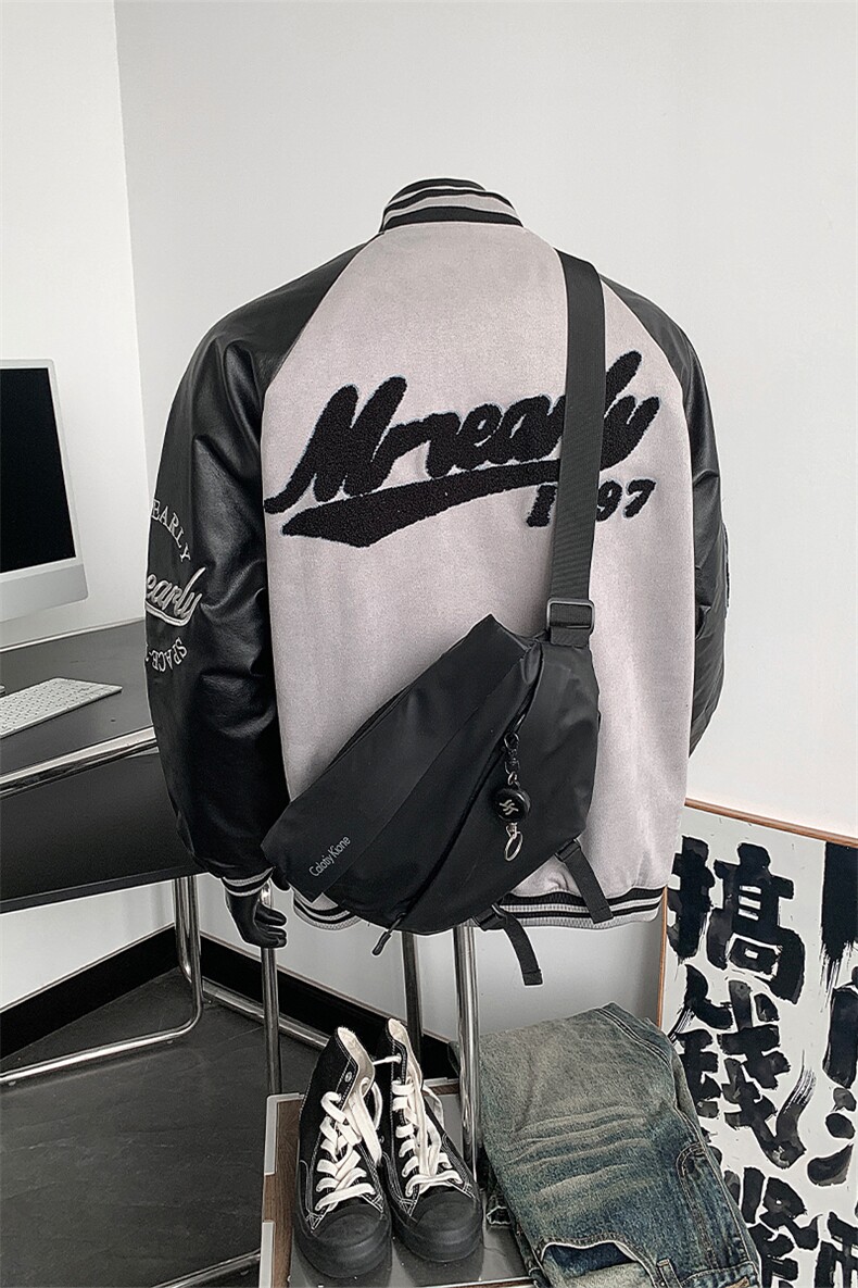 撞色拼接夹克男秋冬美式宽松休闲棒球服外套XZ514-2-24233-P128,男装夹克,星座514-2(原B239)