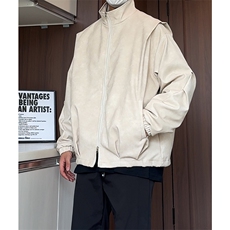 PY9099/P85新款宽松机能风磨砂皮衣皮夹克男休闲百搭痞帅上衣外套，男装夹克，电商A141