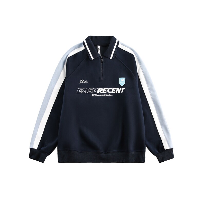 2025秋400G拼色印花polo衫--5574,男装卫衣,电商S012（CATTEE）