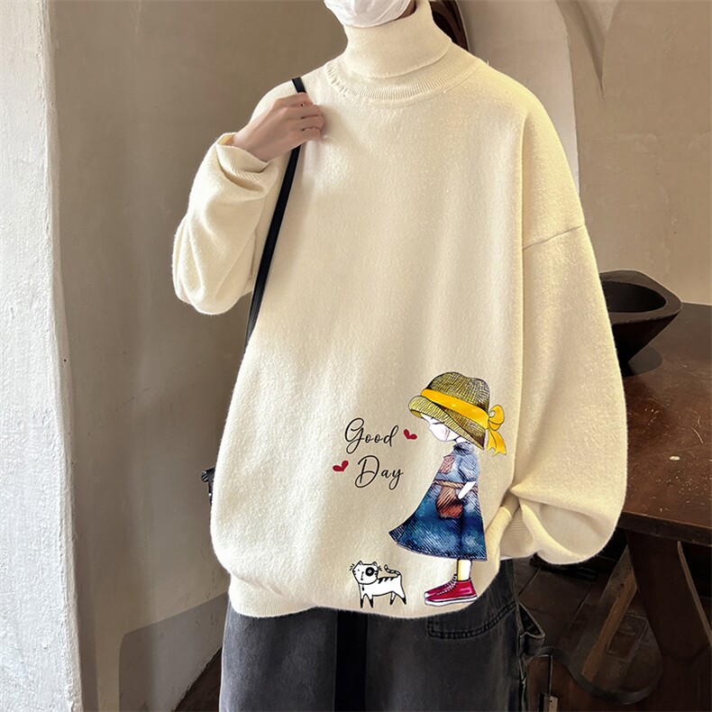 8XL高领毛衣男大码胖子堆堆领打底羊毛衫GM45415-P45加绒款-P65,男装T恤,电商A040