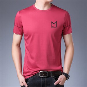 短袖T恤男夏季POLO男士上衣翻领纯色商务潮流休闲百搭体恤保罗衫图片