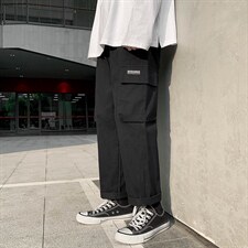 A112-P48机能工装裤男士大码宽松直筒休闲裤男，男装休闲裤，电商A040
