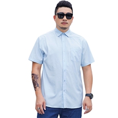 2XL-10XL夏季弹力大码短袖衬衣男休闲宽松衬衫可穿350斤8820，男装衬衫，星座802