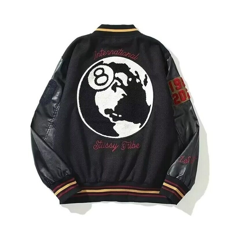 网络图现货复古小众高街刺绣棒球服夹克外套RYYW0424-P60,男装夹克,星座1005-4