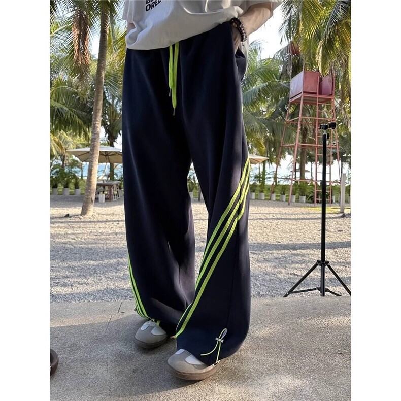 美式黑灰色渐变微喇牛仔裤男生高街vibe风显瘦直筒春秋,男装牛仔裤,星座218-1（原230）