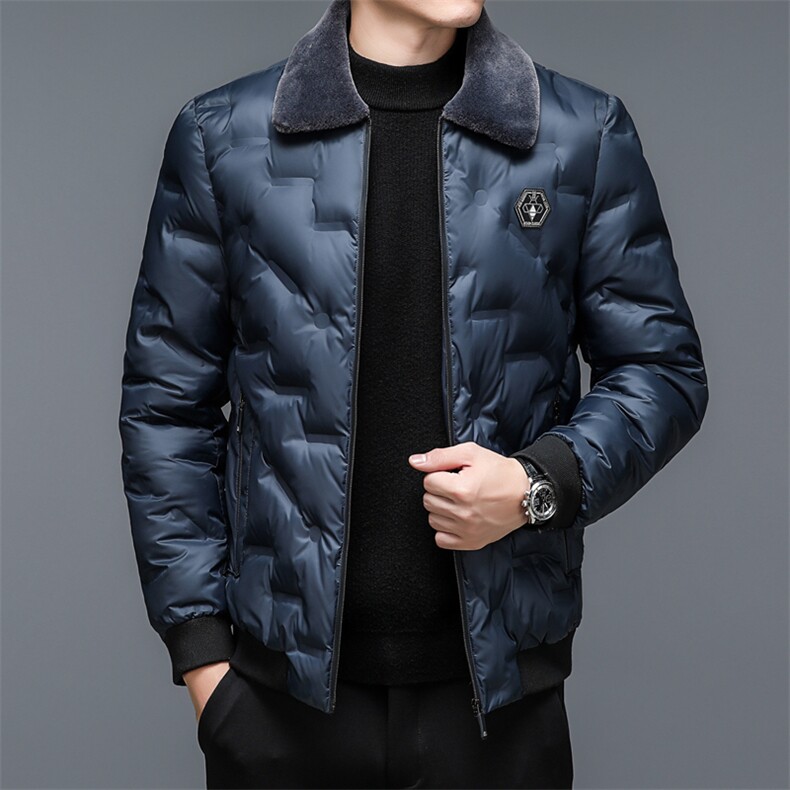 棉衣男冬季加厚上衣2023新款中年男士保暖棉服爸爸款冬装棉袄外套图片