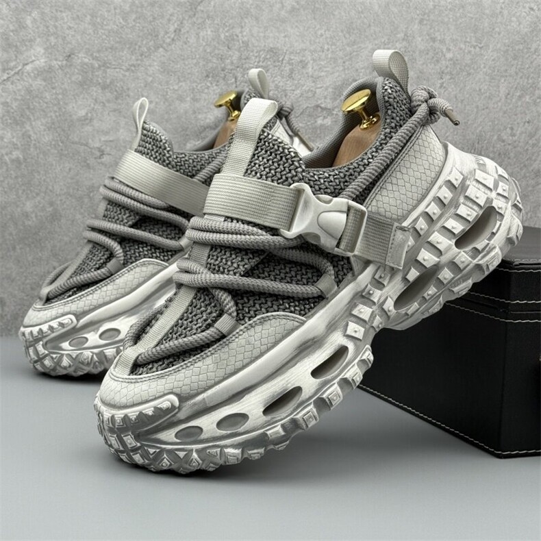 A1117-P275厚底增高老爹鞋男2025新款时尚百搭复古做旧休闲鞋，男鞋休闲鞋，星座1407-6