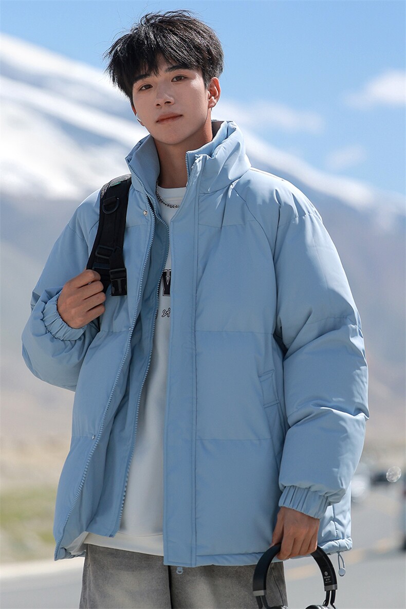 得物二开立领假两件石墨烯内里棉服棉衣外套9088特P85控118,男装棉衣,电商A309