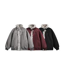 现货复古做旧座山雕加绒加厚棉服男女宽松冬季MY666/P110，男装棉衣，电商B318