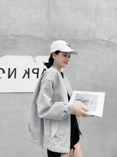 复合棒球外套，女装，MZ 原创