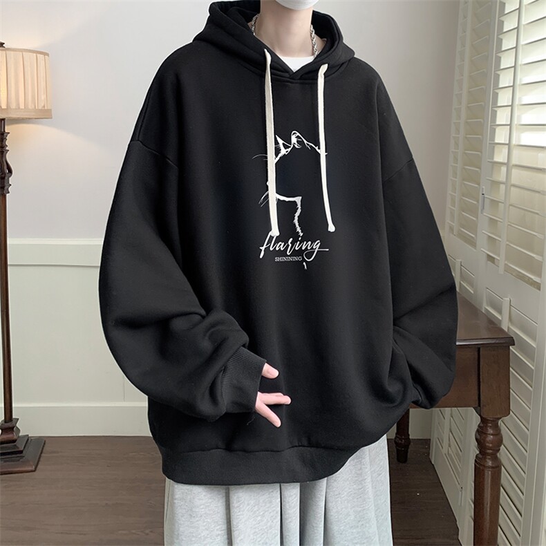 连帽卫衣男大码运动服帽衫外套WY2344-P35,男装卫衣,电商A040