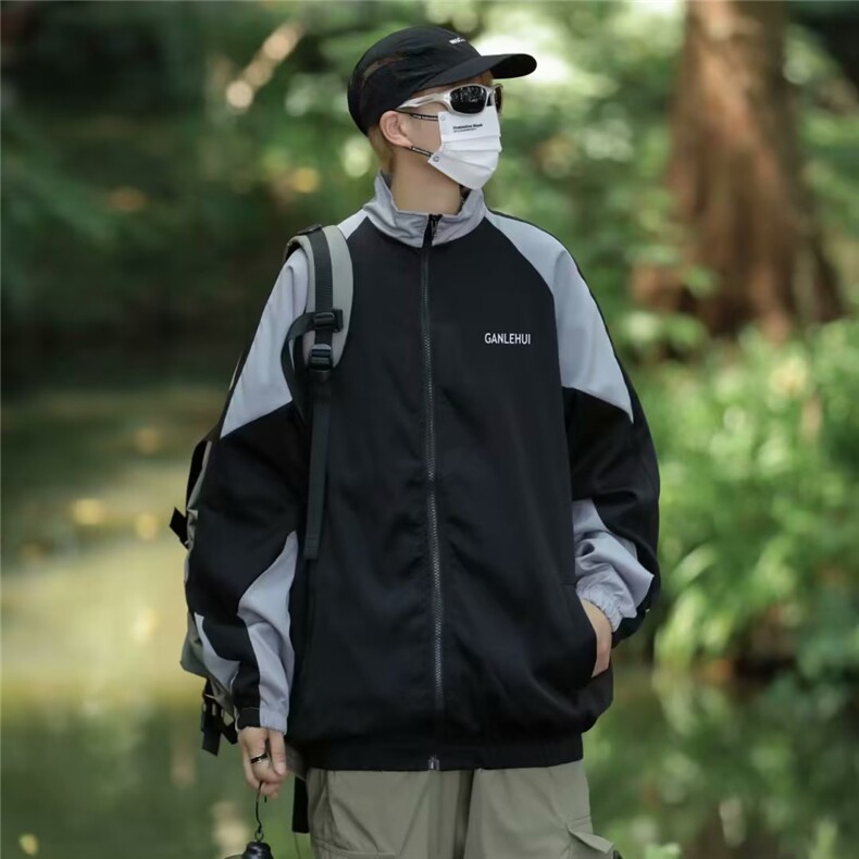 秋季青春流行男夹克文艺潮外套LX81P45,男装夹克,星座1116-2