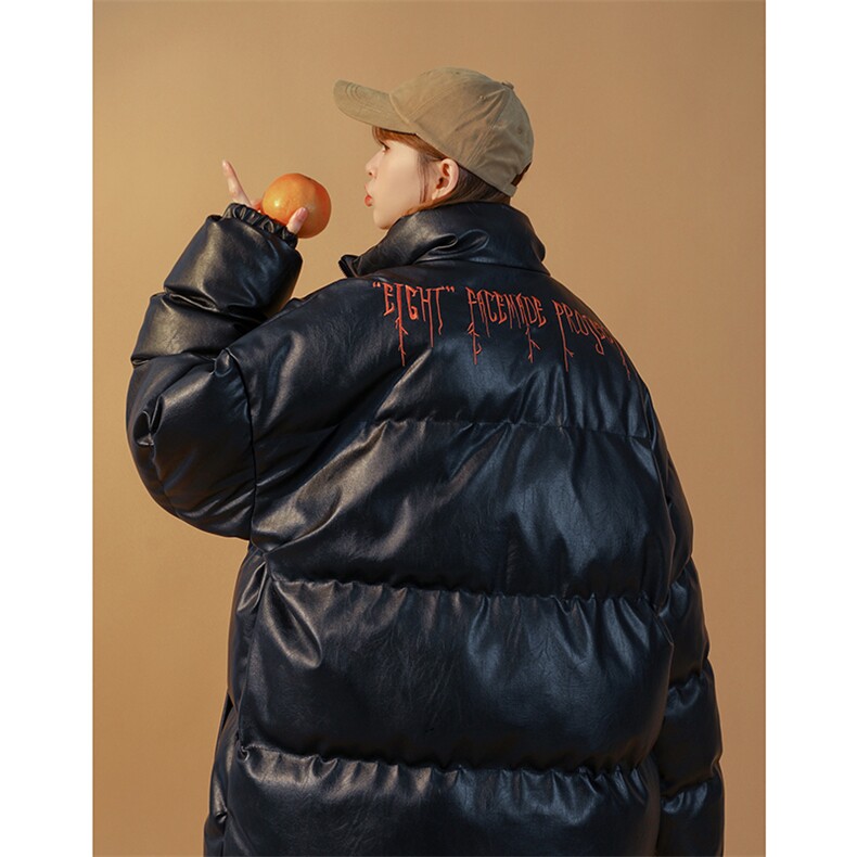 MY213-P135刺绣皮衣棉服中性棉衣外套控158，男装皮衣，星座1408-1