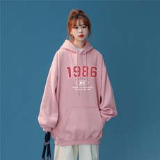 中性风23秋冬时尚百搭宽松字母印花套头连帽卫衣W254P35控58，男装卫衣，A247A