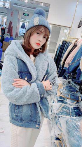 2021冬拼接棉衣，女装棉衣/棉服，雪儿诱惑