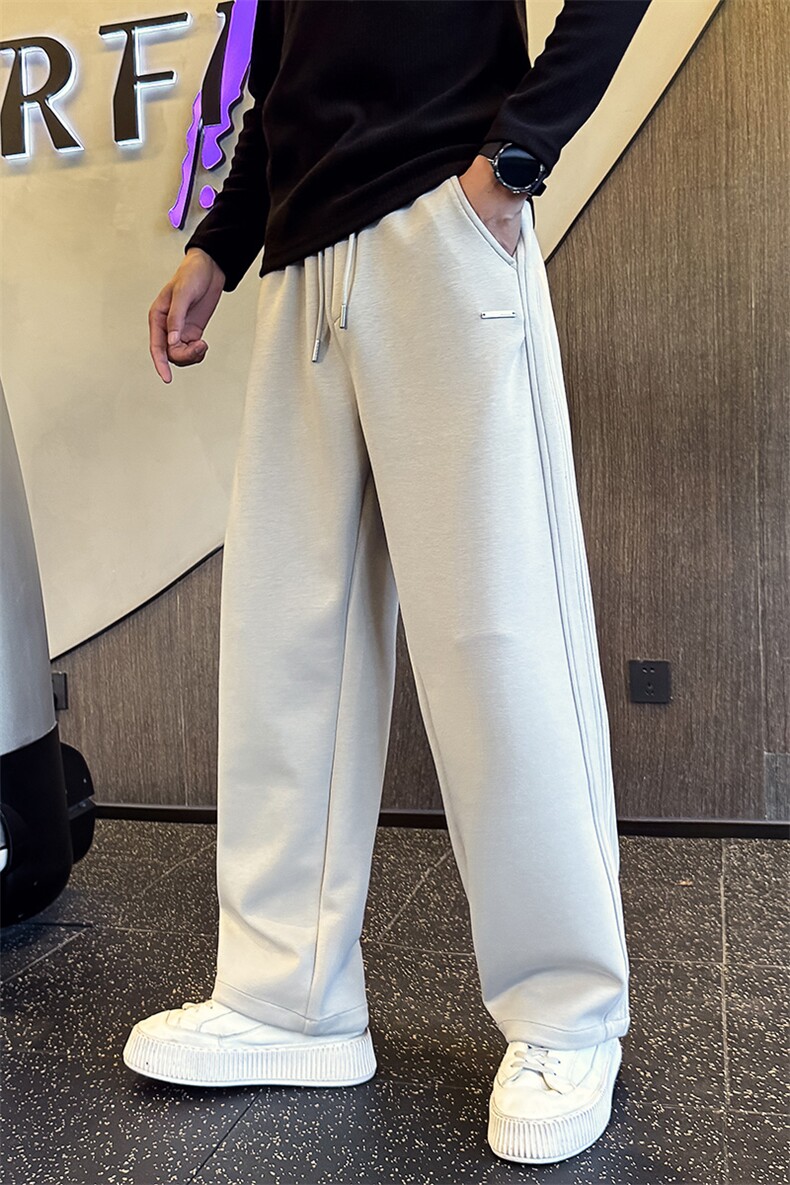B216K3012P682025秋冬新款男钢标休闲运动卫裤小伙风,男装休闲裤,电商B216（原B302）
