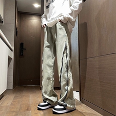 美式高街牛仔裤男潮牌个性显高休闲裤G185/P55，男装牛仔裤，电商D202-1
