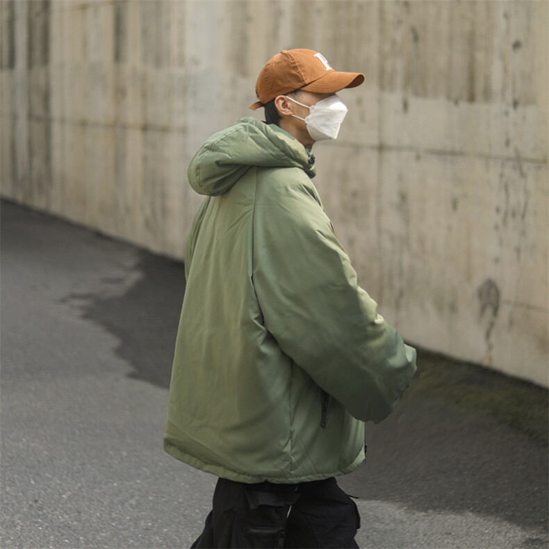 新款冲锋衣棉服秋冬防水复古连帽外套男潮牌ins加厚棉衣VY02-p85,男装棉衣,星座1008