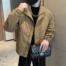 工装外套男新款潮流短款夹克衣服男士春秋款上衣，男装夹克，星座1013