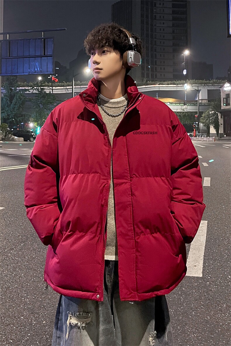 外景冬季加厚面包服男潮复古休闲宽松保暖棉衣立领外套MF9370/P90,男装棉衣,电商B316