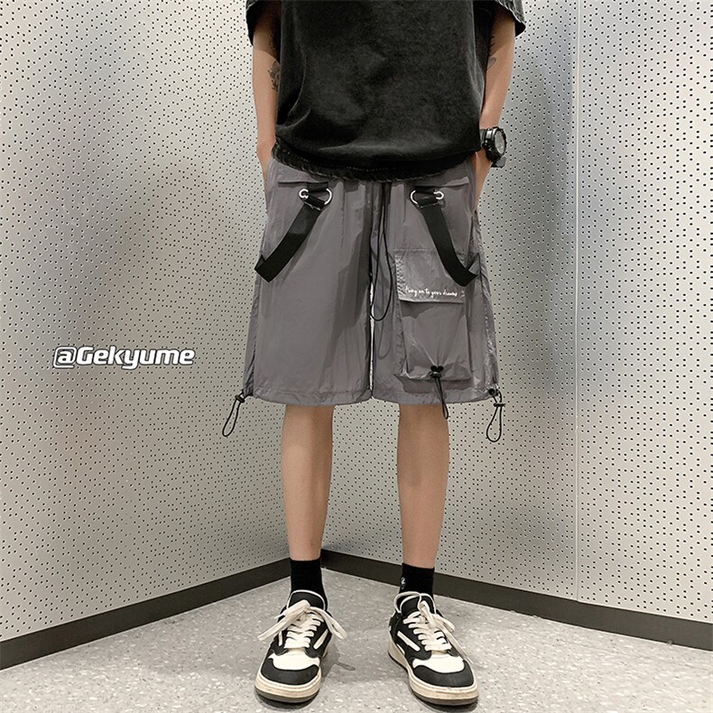 8XL-M特大码肌理感五分裤户外登山裤冲锋裤短裤男DK1502P49控68,男装休闲裤,电商D206-1