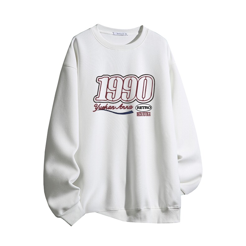得物供货、复合重磅420克现货圆领卫衣宽松HD019-1-HMY491-P35,男装卫衣,电商019-1