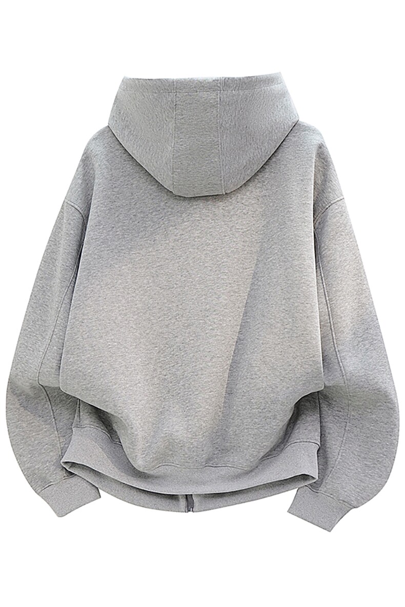 重磅全棉420克boxy短款连帽双拉链开衫外套男RH5359-P65,女装短外套,星座610B-1