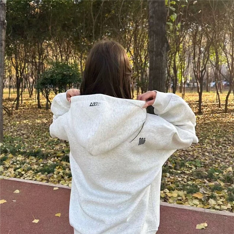 5594-P52原版做工刺绣纯棉华棉复合休闲卫衣薄款/加绒,女装卫衣/绒衫,星座617A-2
