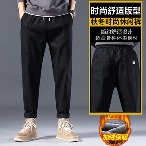 加厚休闲长裤男生2025秋冬季宽松直筒裤工装裤Z6619-P45/加绒P50图片