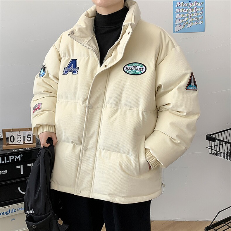 冬季学生加绒加厚立领棉衣百搭保暖棉服外套男士8150-P130控价178,男装棉衣,电商A441-1