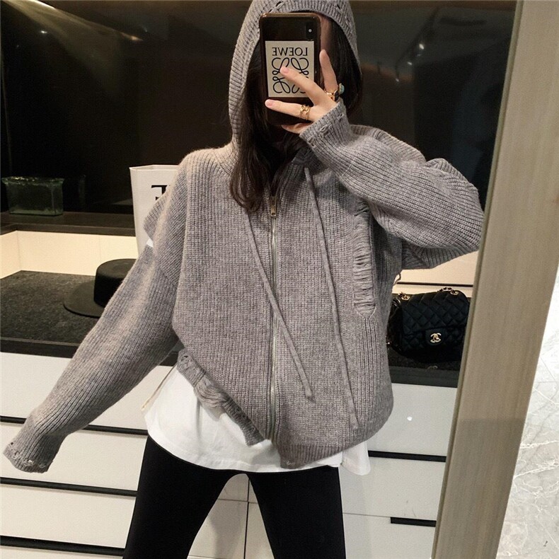 马甲两件套开衫，女装马甲，XTZ style