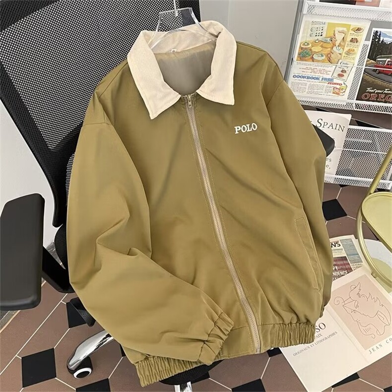 夹克男韩版潮流拼色帅气百搭2024秋季新款ins宽松外套W5651-P52,男装夹克,星座412-3